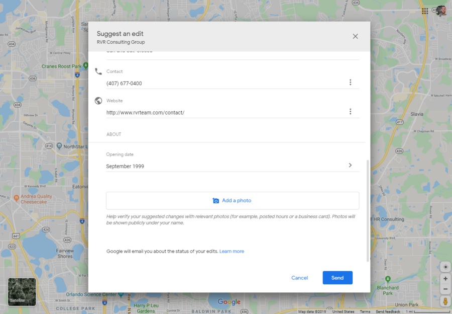 Add photos to Google My Business