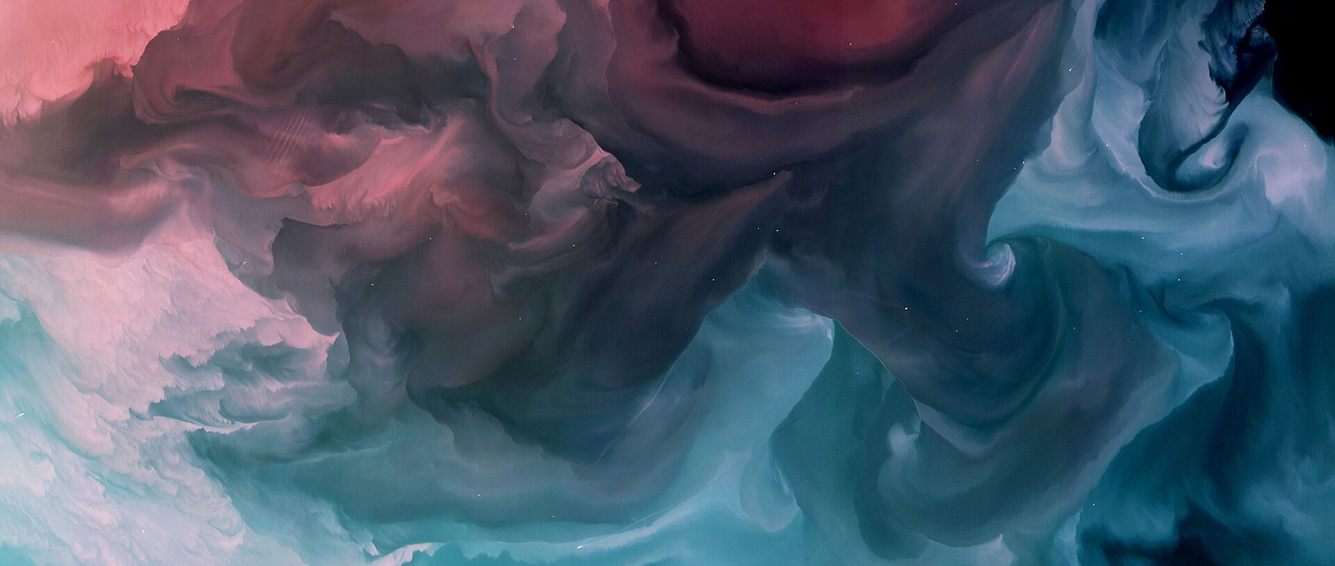 blue and pink swirling colors