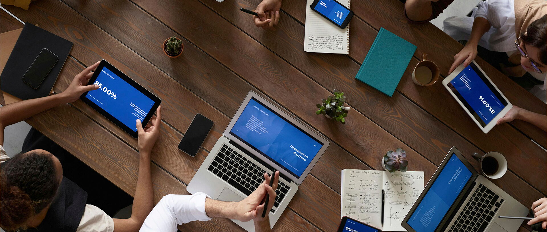 ph3 insights blog article of marketing consultants in a meeting going over data and analysis