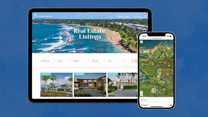 luxury real estate custom website design