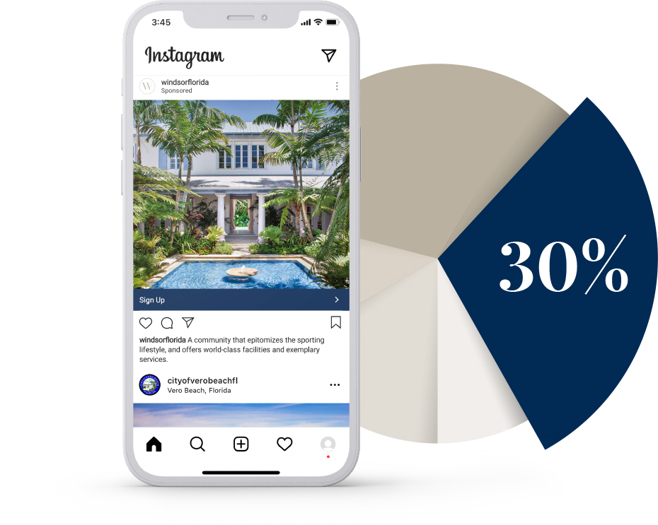 luxury real estate instagram advertising