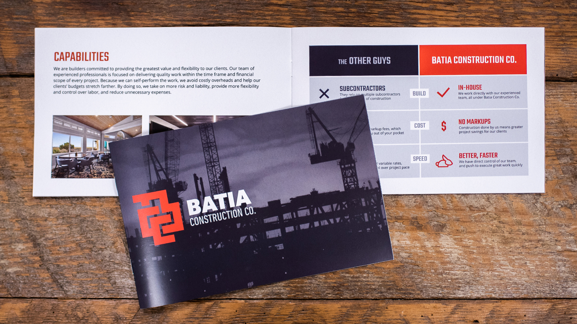 Marketing and logo designs for construction companies