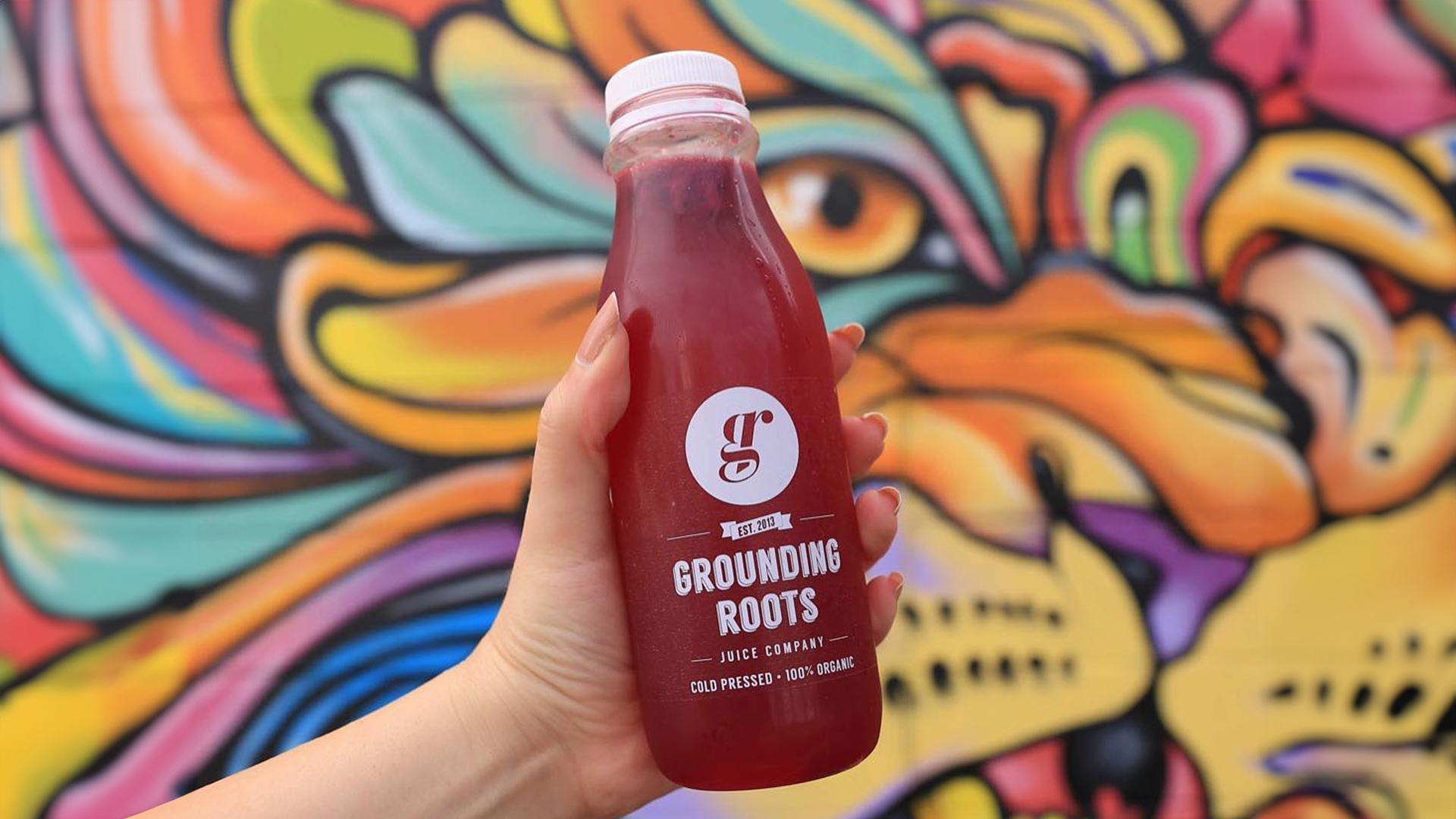 Retail Branding Grounding Roots Juice