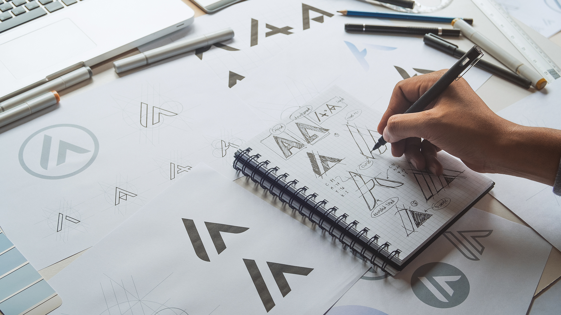 Sketching a Logo for Marketing and Branding