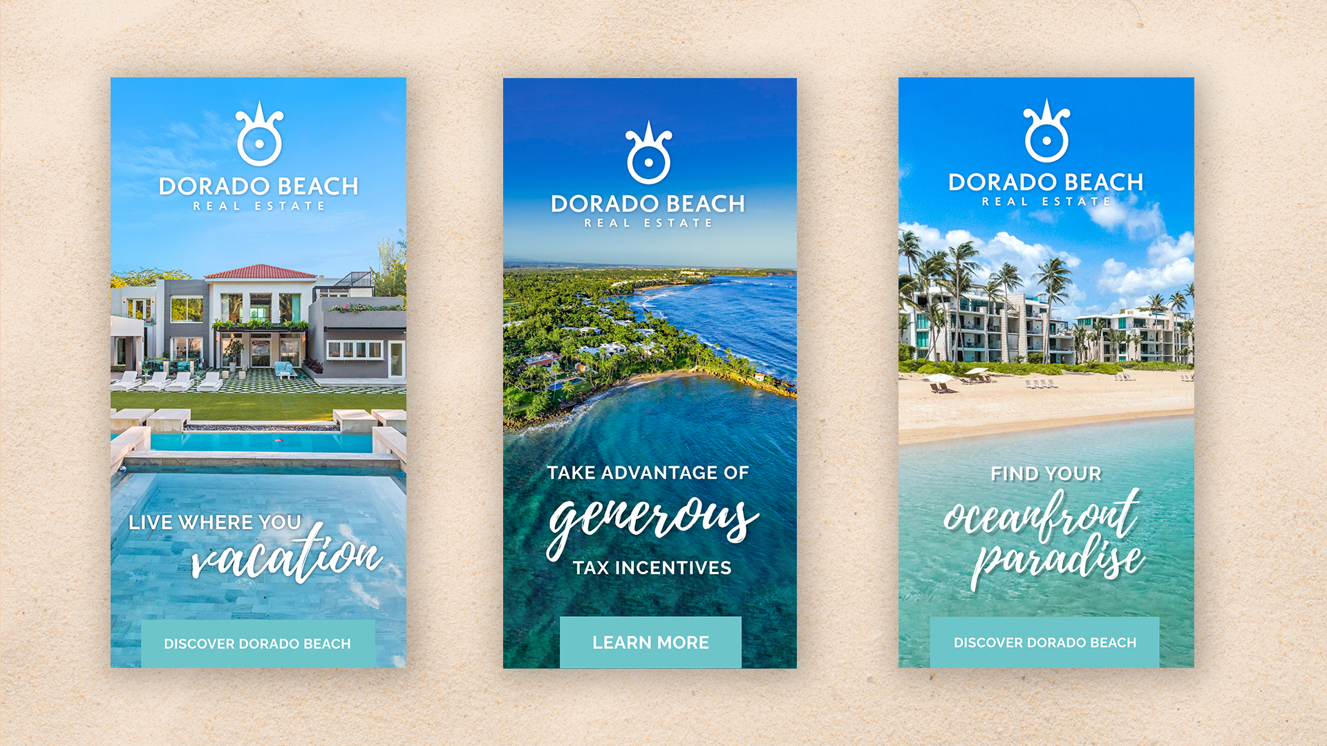 dorado beach real estate digital adverting campaign banner on google