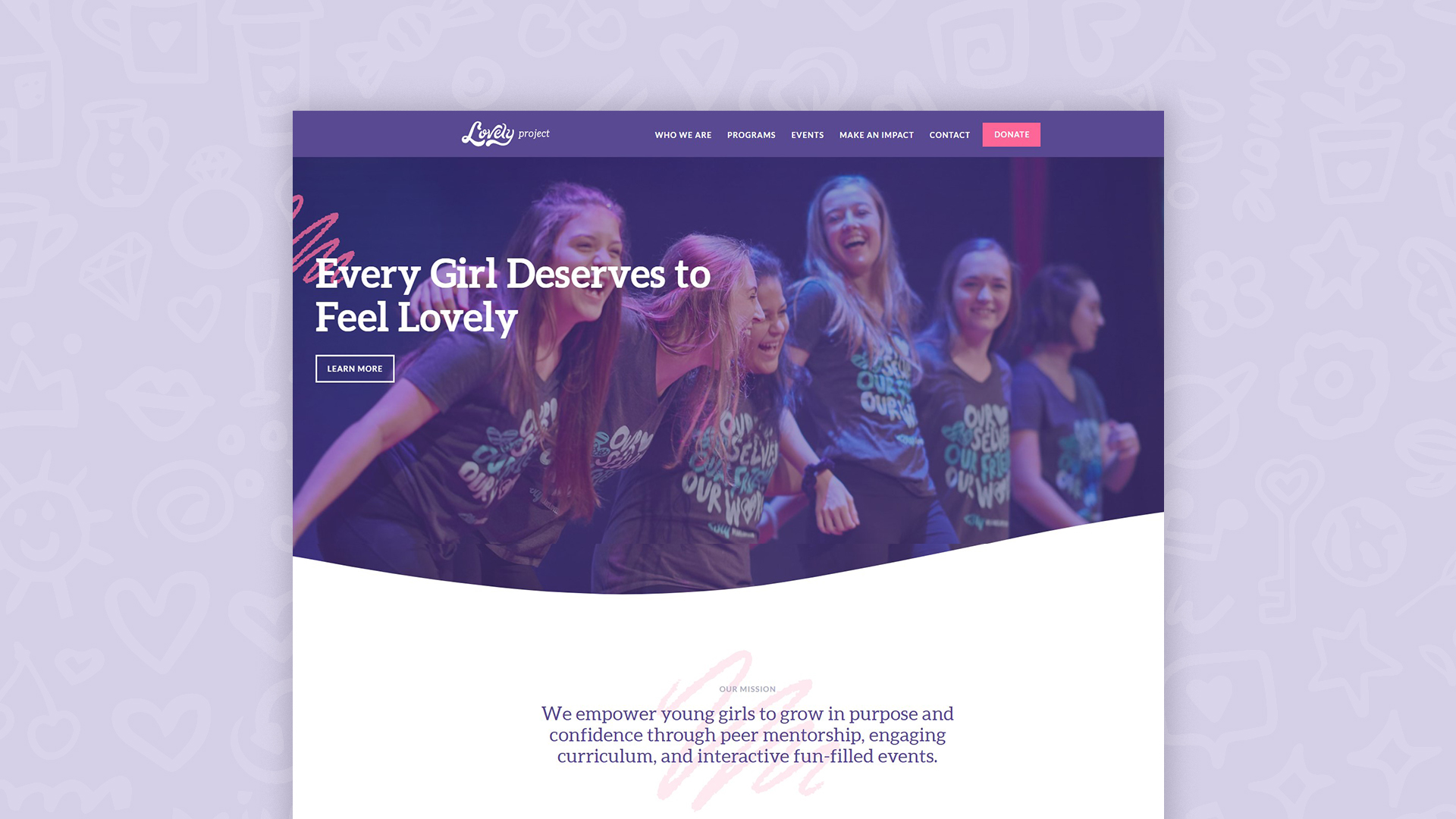 lovely project brand development and website design by ph3