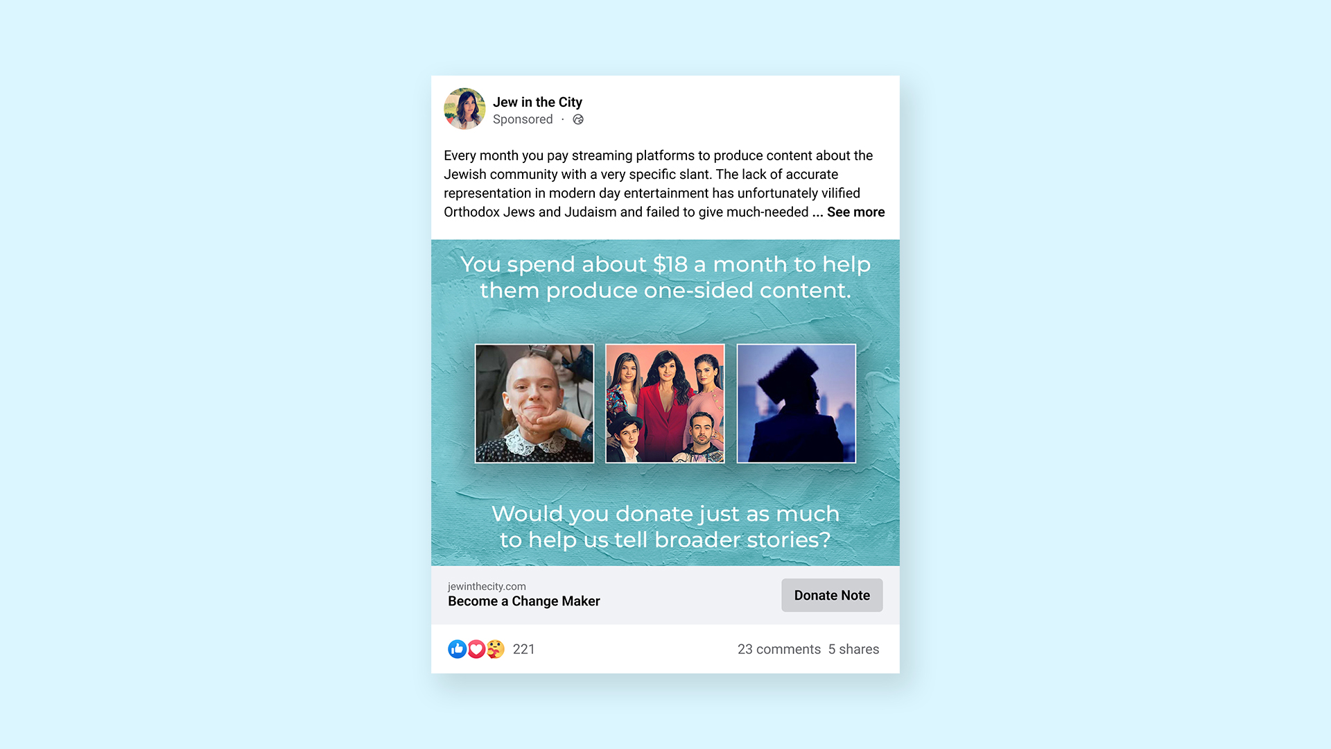 Nonprofit Advertising and Campaign Messaging